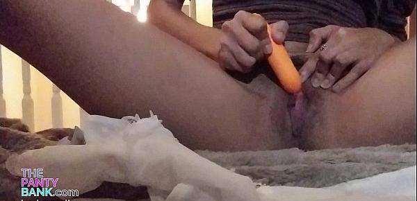  Skinny Young Teen Accidentally Squirts A Little During Masturbation - The Panty Bank